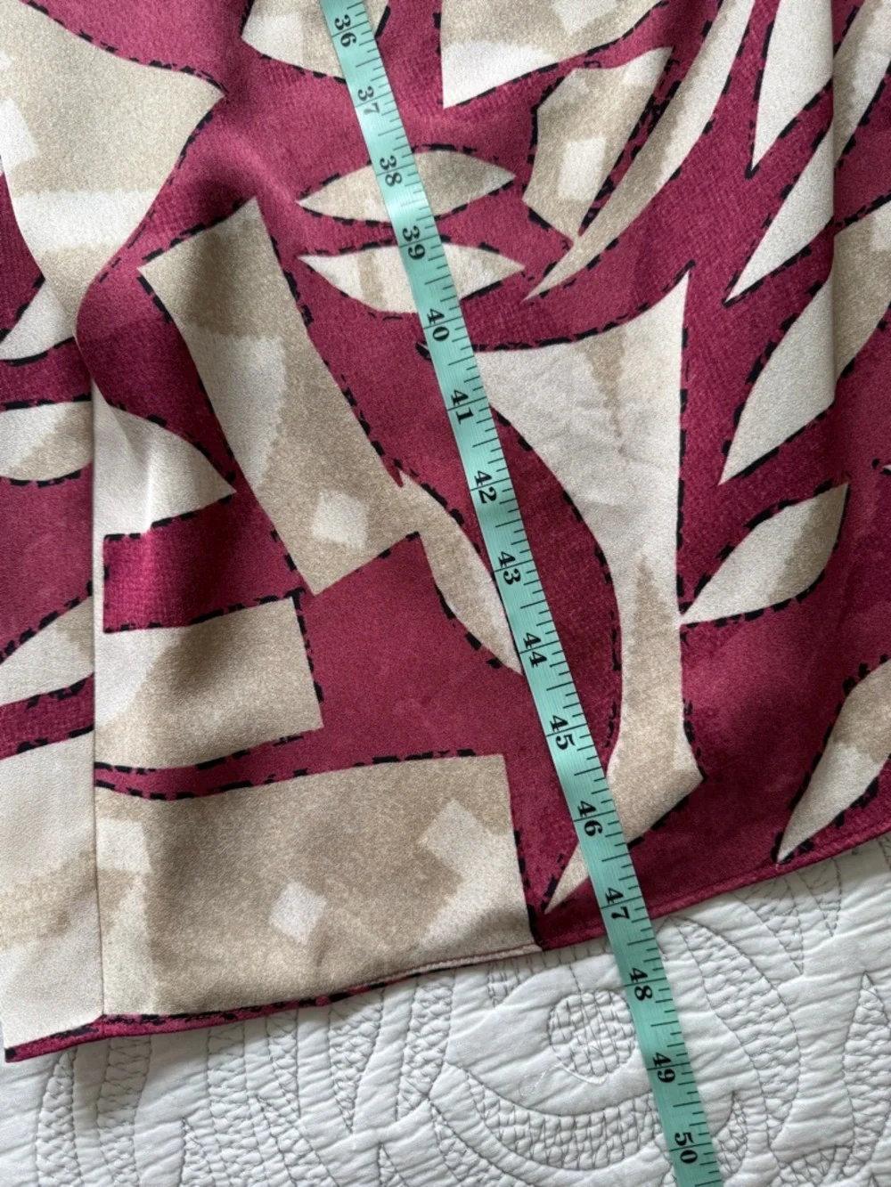 NWT - Nic + Zoe - Shadow Blocks Dress - Red Multi - Picture 15 of 15